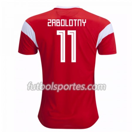Camisetas Rusia Zabolotny 11 Primera Equipacion Mundial 2018